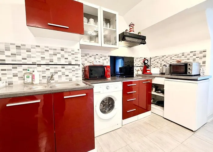 Aux Trois Ferries - Vue Port Appartamento Calais